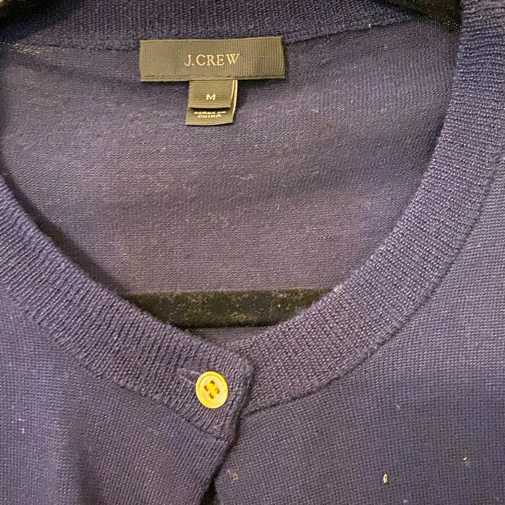 Jcrew Navy cardigan